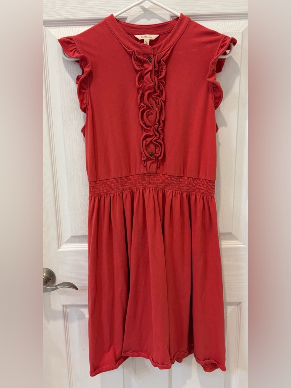 Matilda Jane Red Ruffle Sleeveless Dress